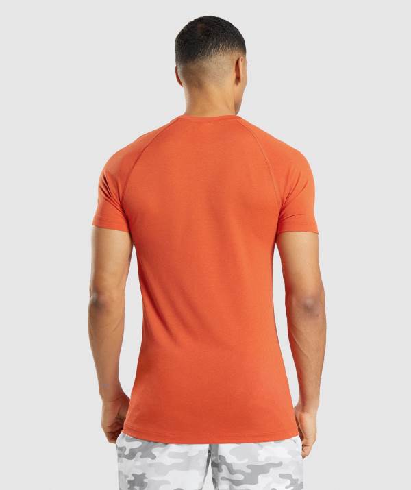 Panske Tricka Gymshark Vital Light Seamless Oranžové | LO9231587